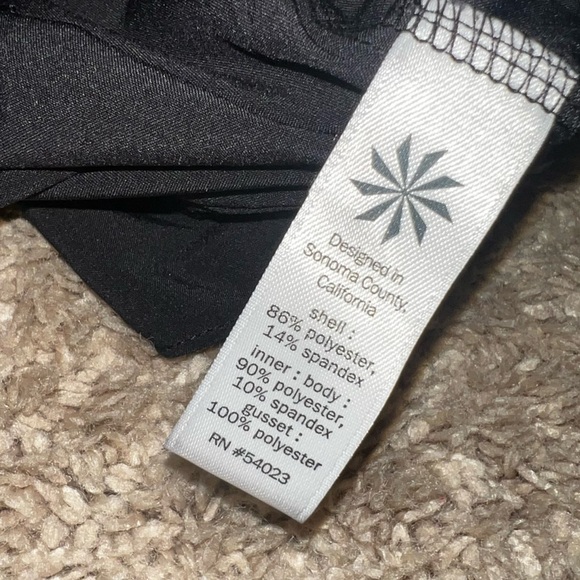 Athleta Mini Skirt with Built In Shorts Black Size 0 - Picture 7 of 12